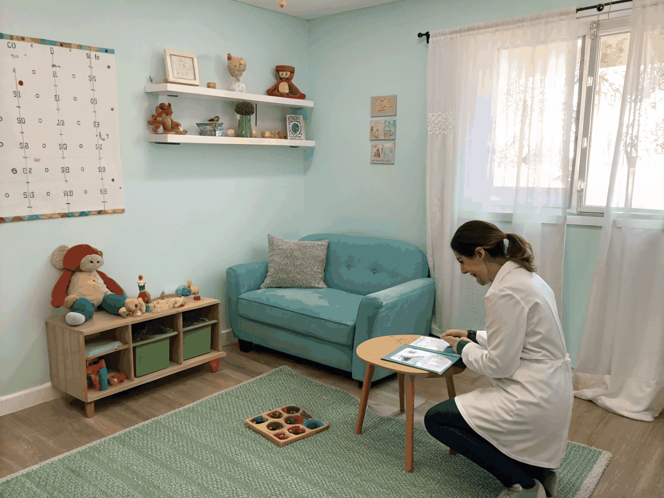 Sessió de logopèdia professional i rehabilitació